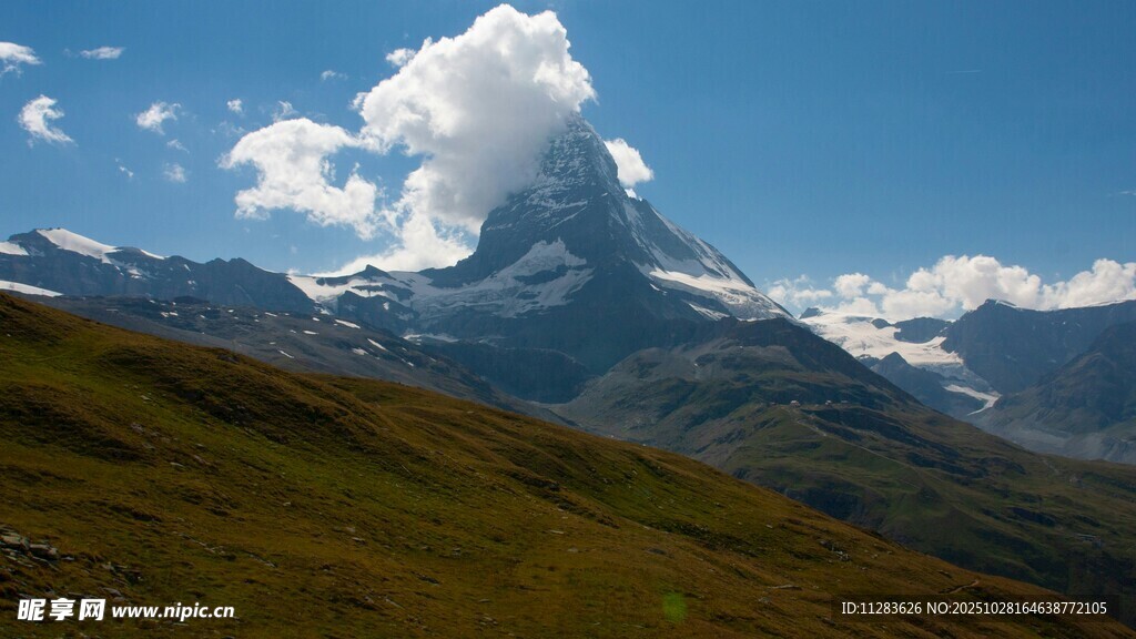 壮丽阿尔卑斯山景