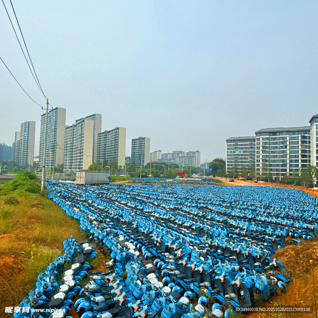共享单车坟场