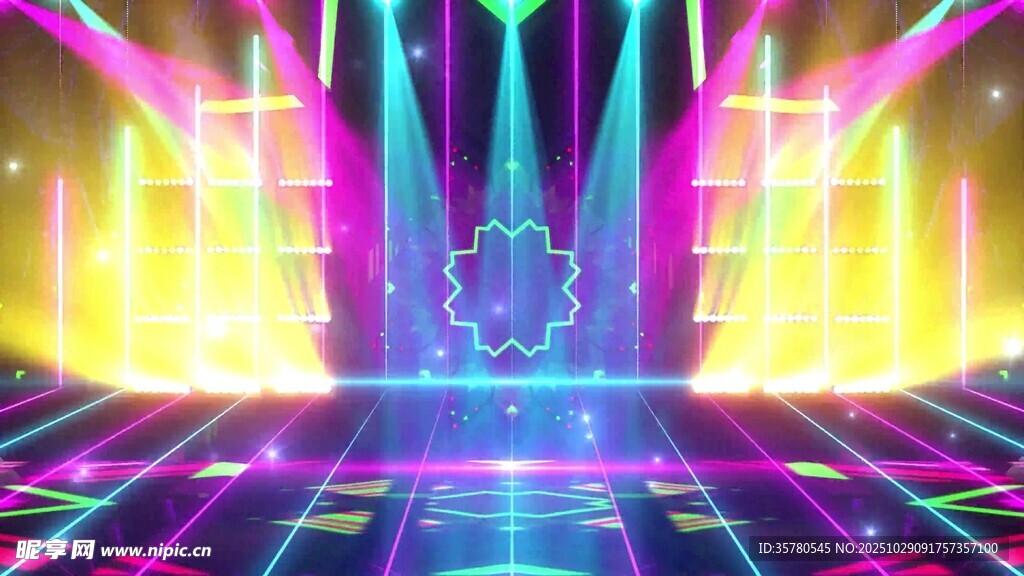 炫彩舞台灯光效果展示