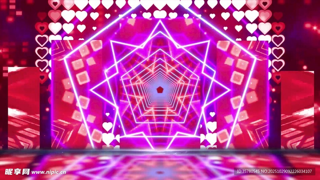 绚丽舞台灯光场景