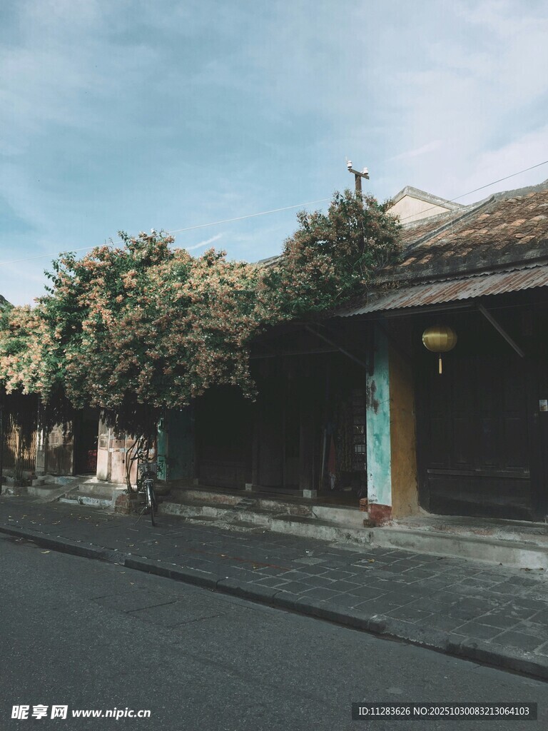 古巷街边的静谧小屋