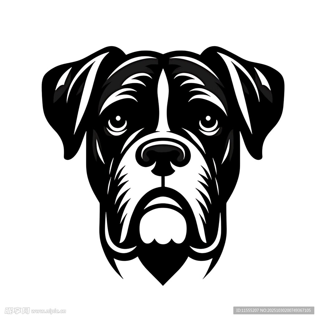 拳击犬头像