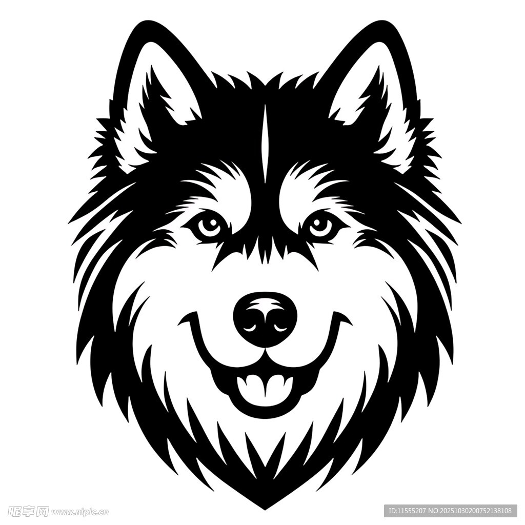 可爱哈士奇头像