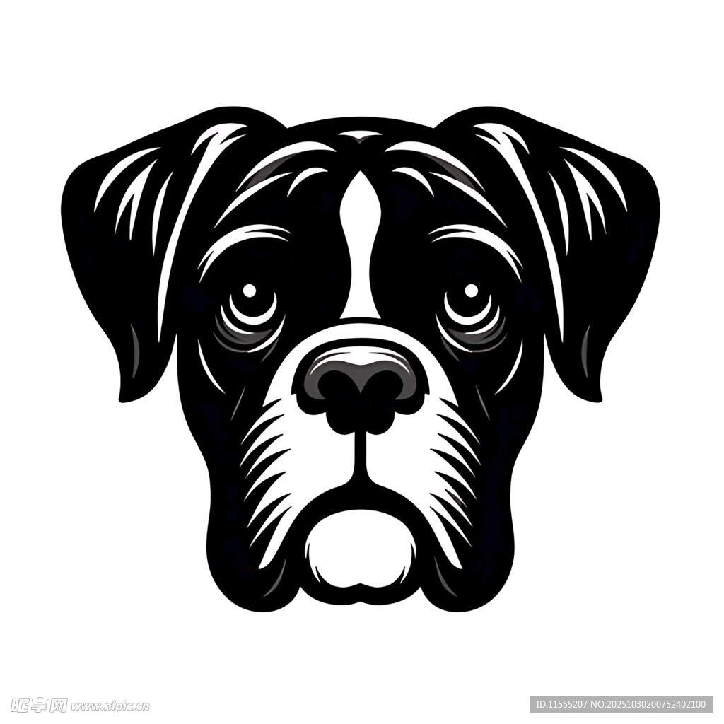 拳击犬头像
