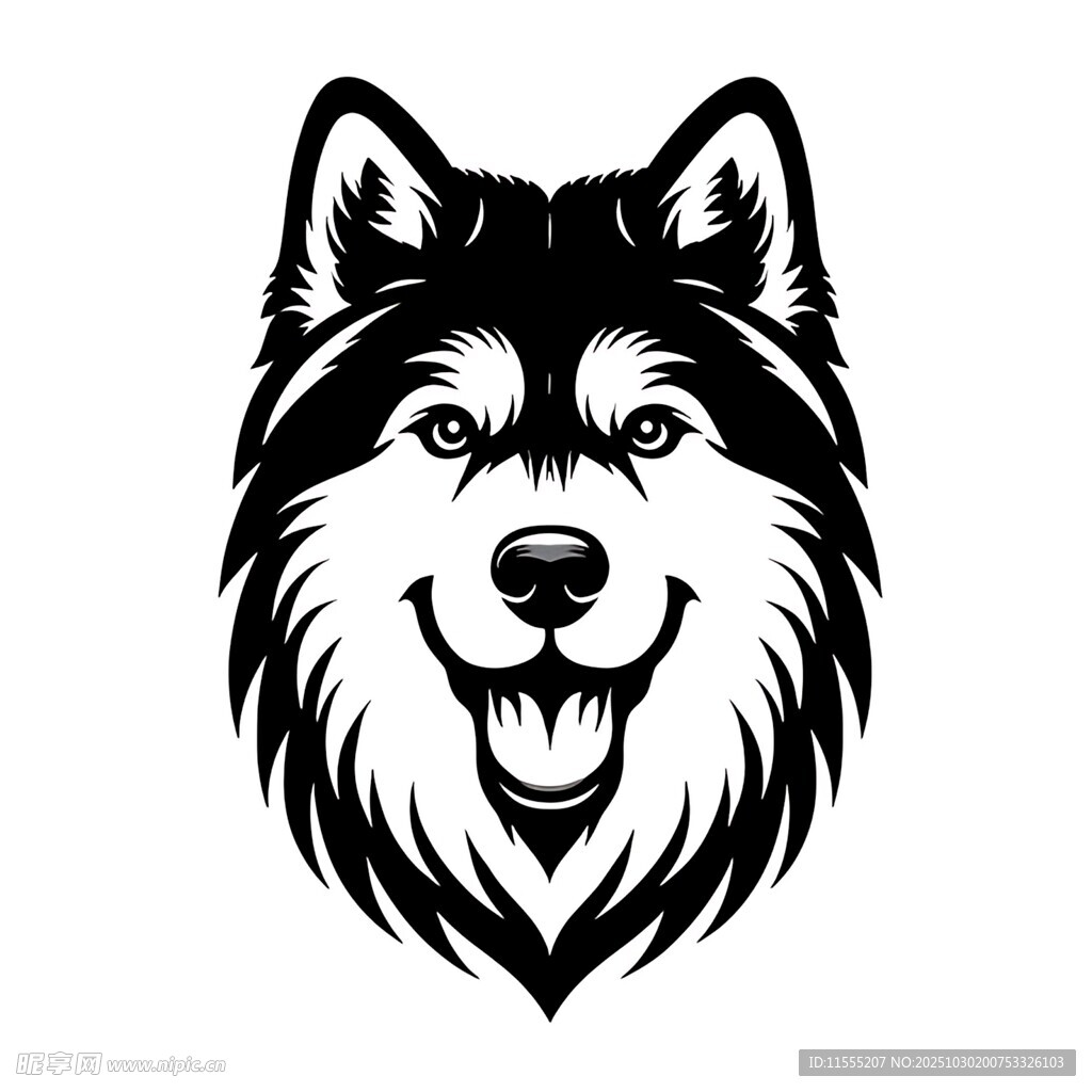 可爱哈士奇头像