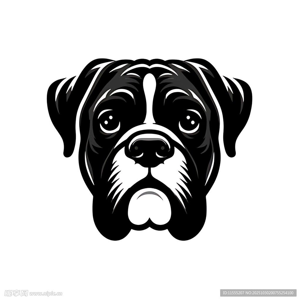 拳击犬头像
