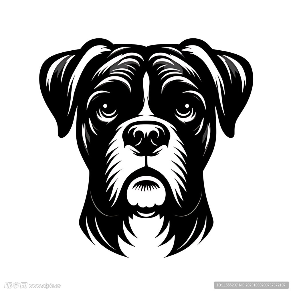 拳击犬头像