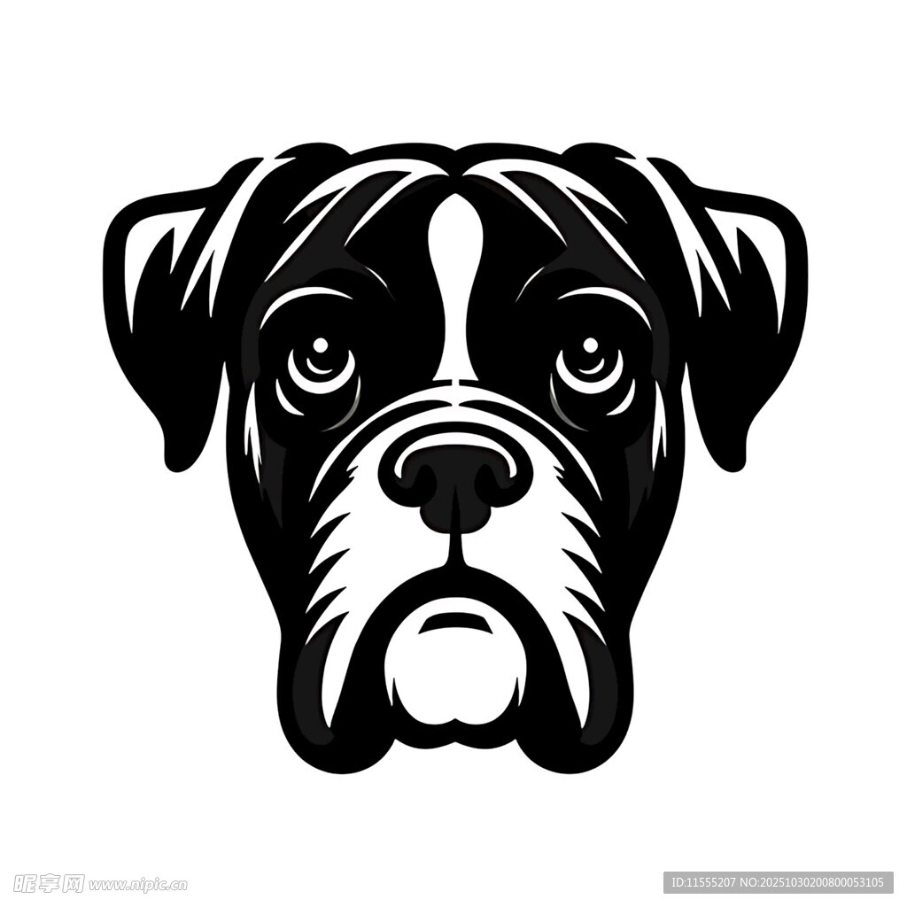 拳击犬头像