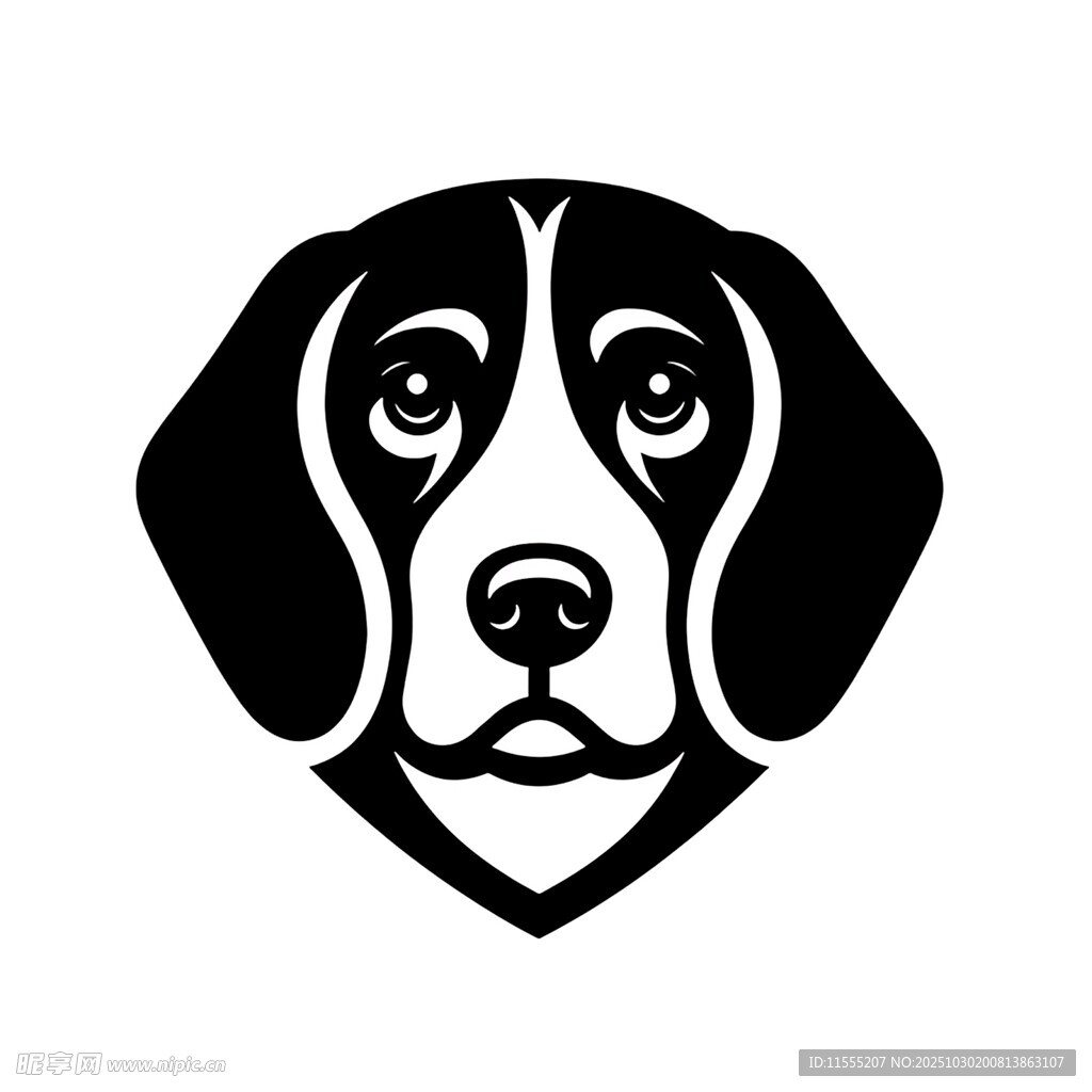 简约风小狗头像