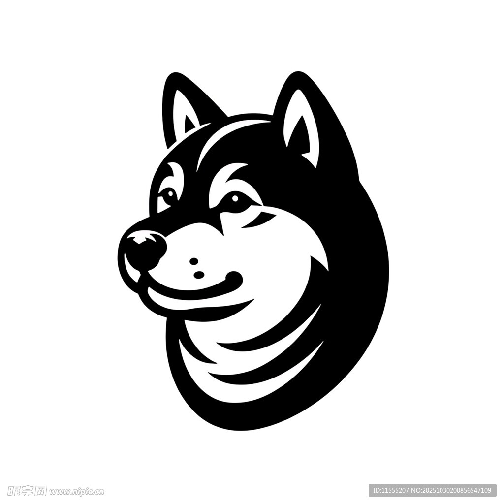 哈士奇头像图标