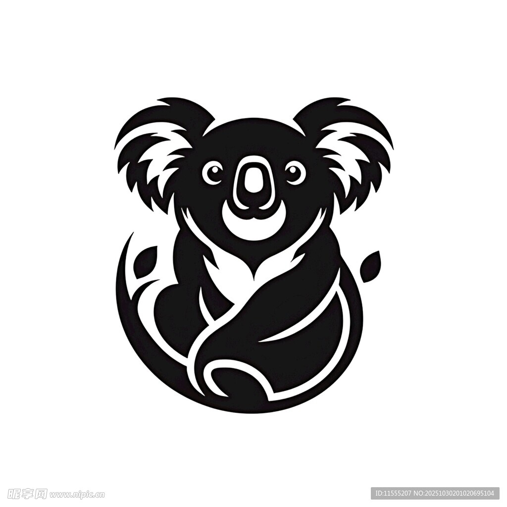 可爱考拉卡通形象设计