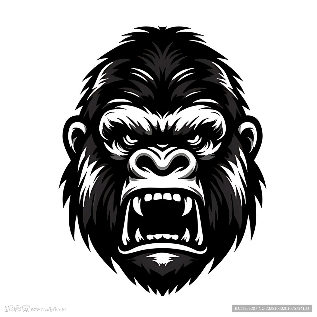 愤怒大猩猩头像
