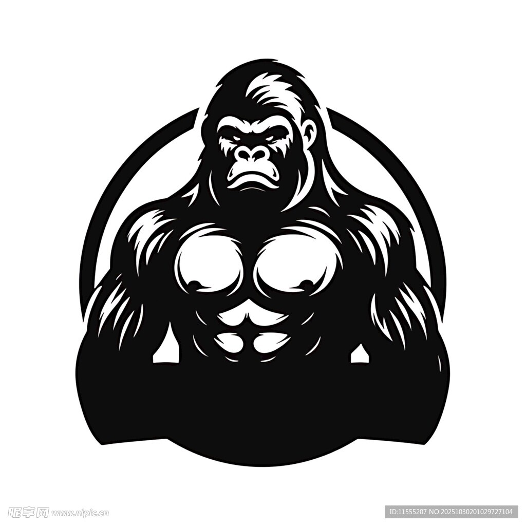 强壮猩猩图标