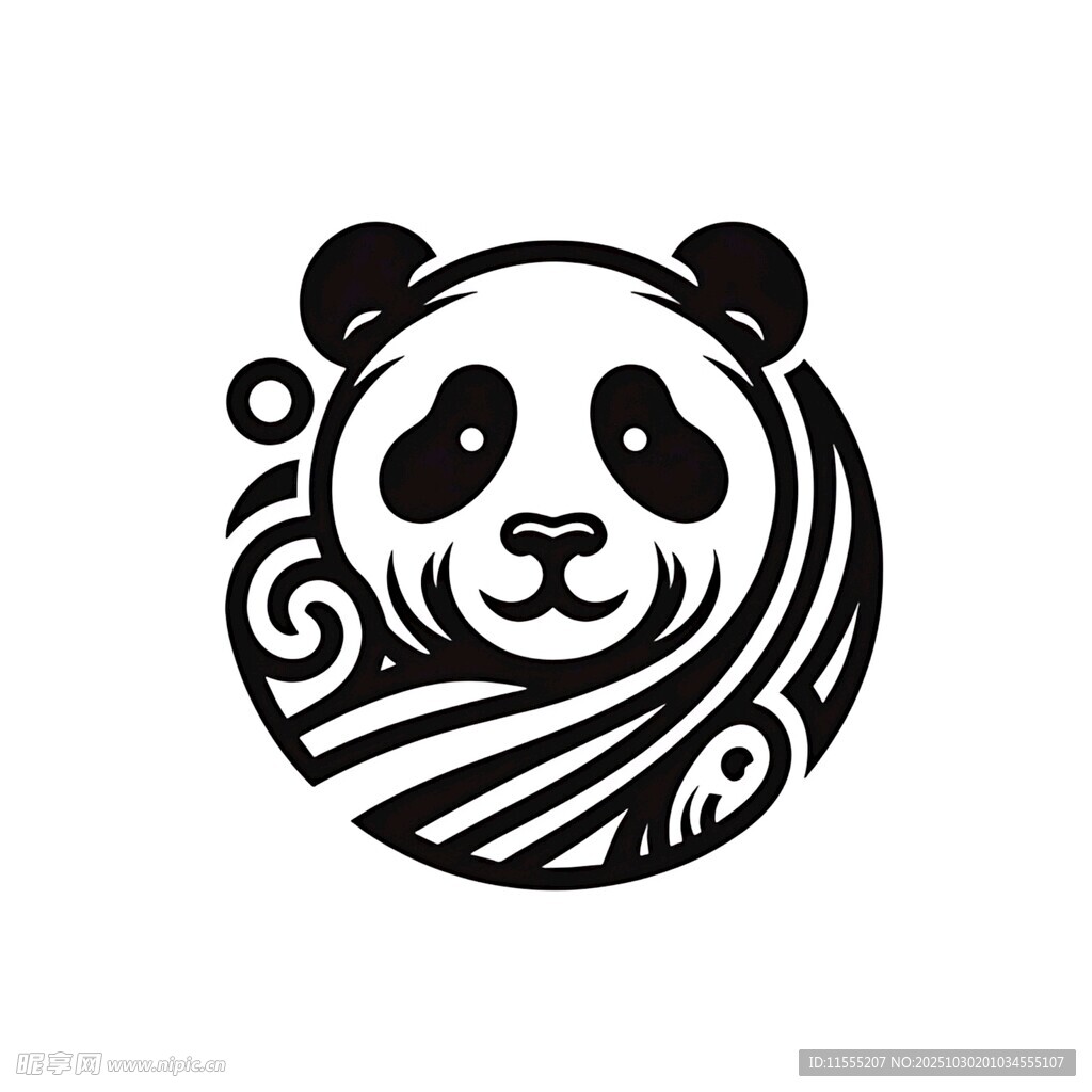 熊猫图案设计