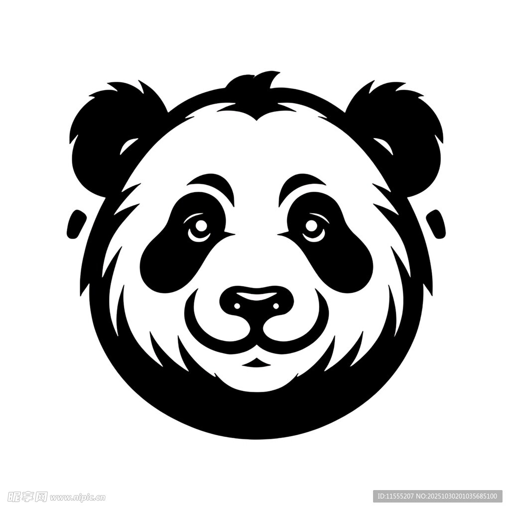 熊猫头像设计