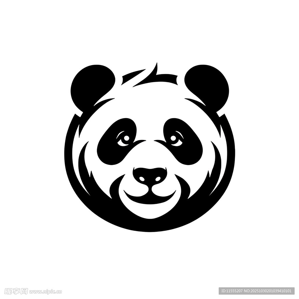 熊猫头像设计