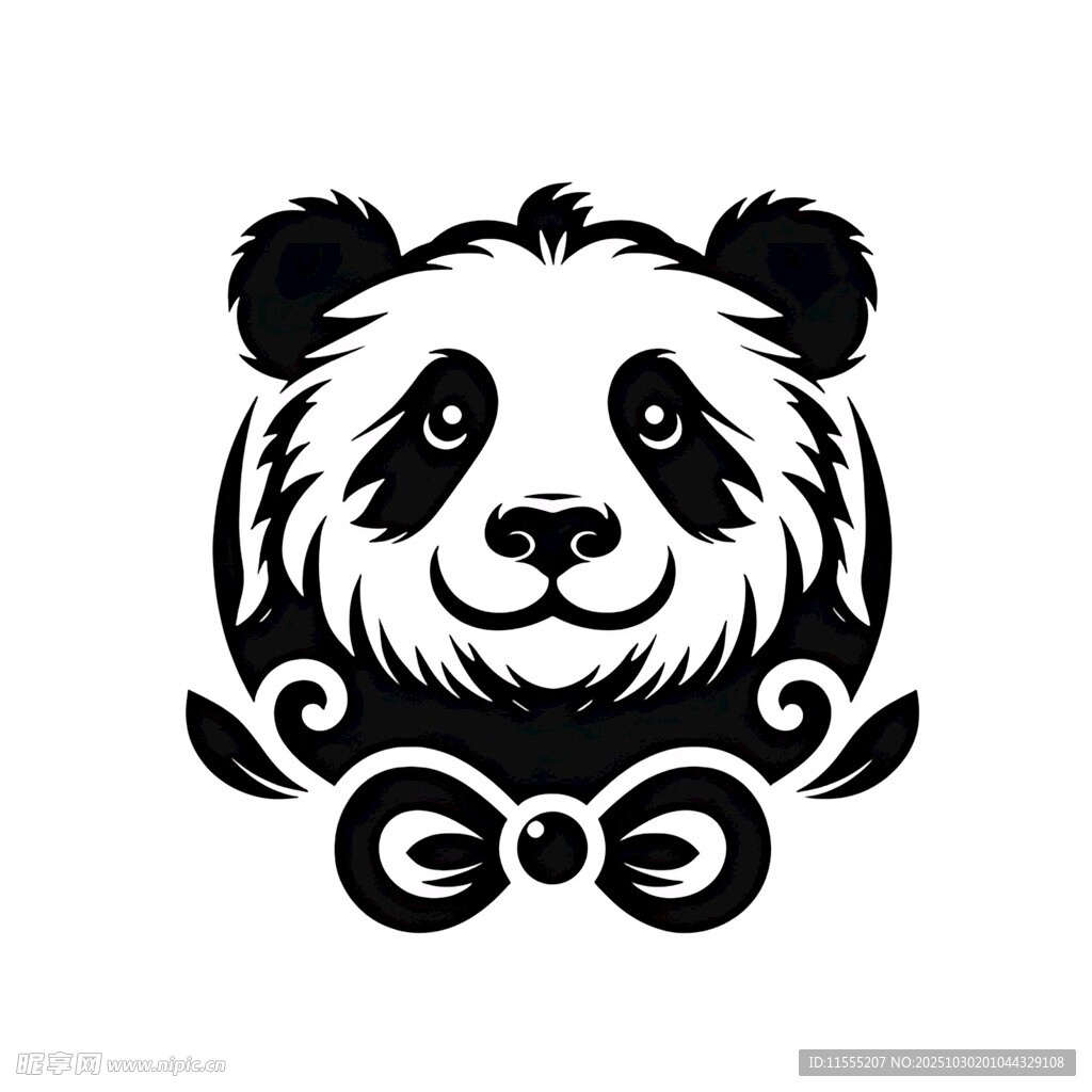 熊猫图案设计