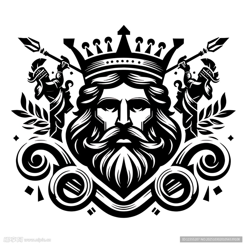 国王图案设计