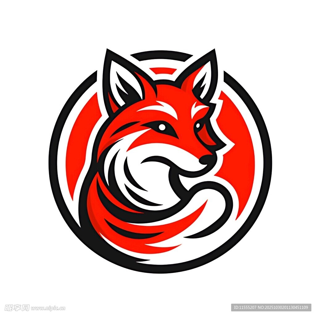 狐狸标志图案