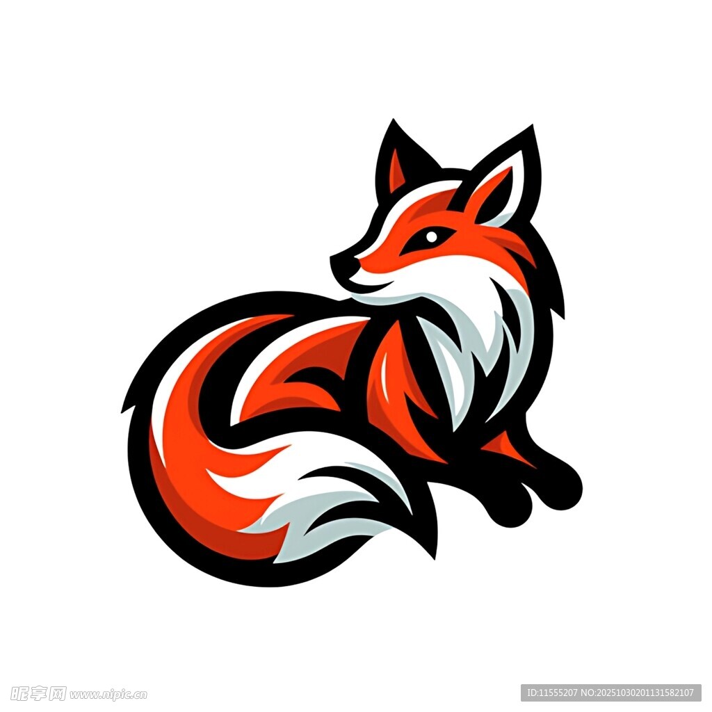 可爱狐狸卡通形象