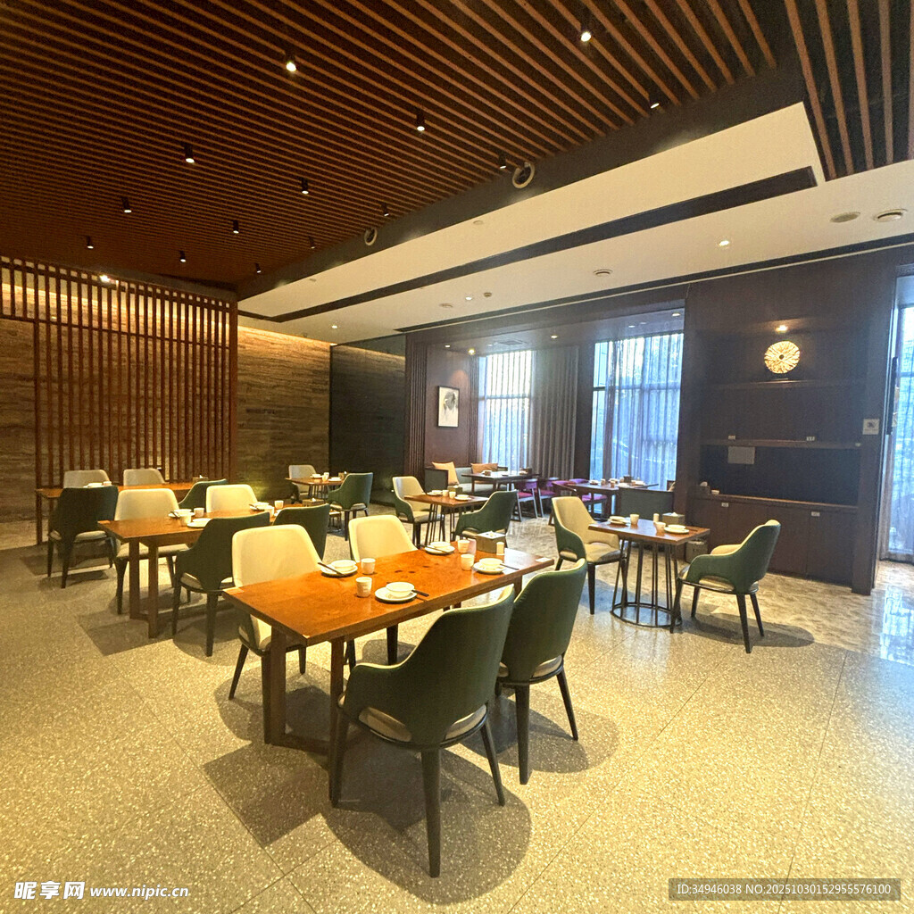 现代简约风格餐厅室内场景