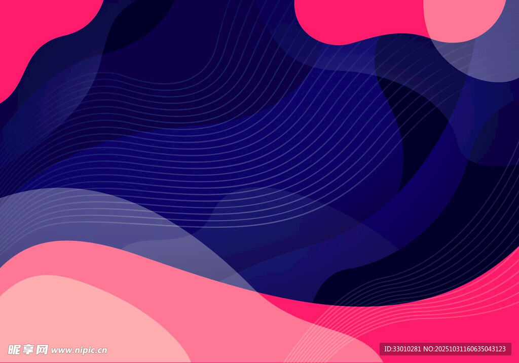 梦幻渐变流体抽象背景图