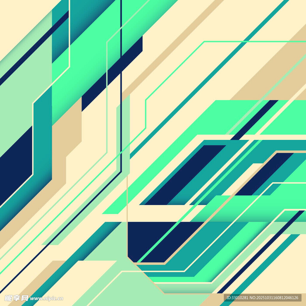 几何线条抽象背景图案