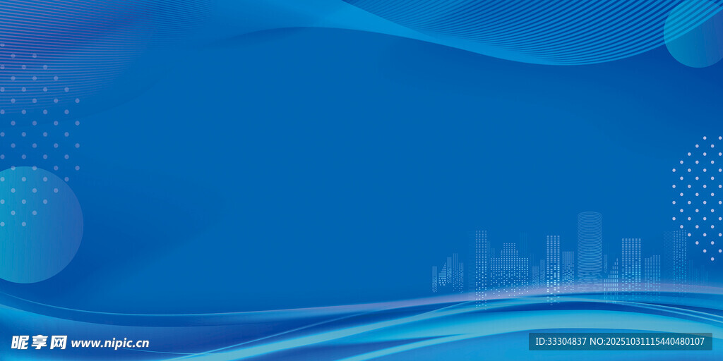 蓝色渐变科技风背景图