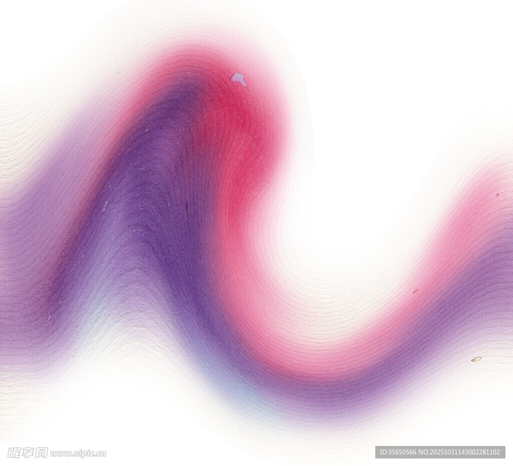 梦幻渐变波浪线条
