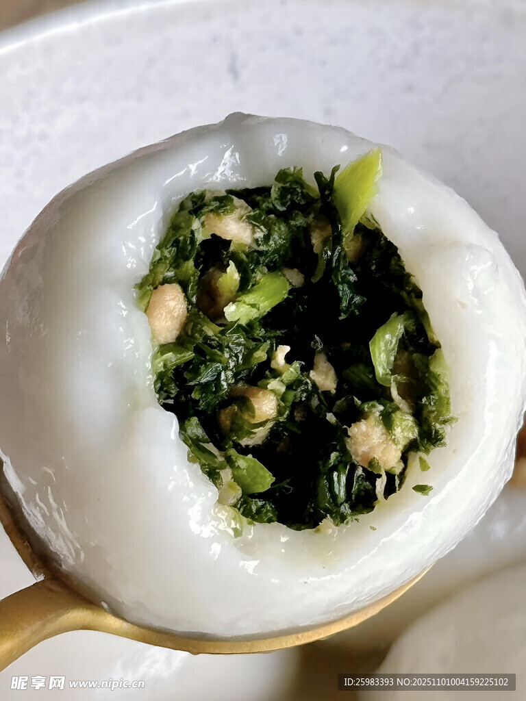 荠菜汤圆
