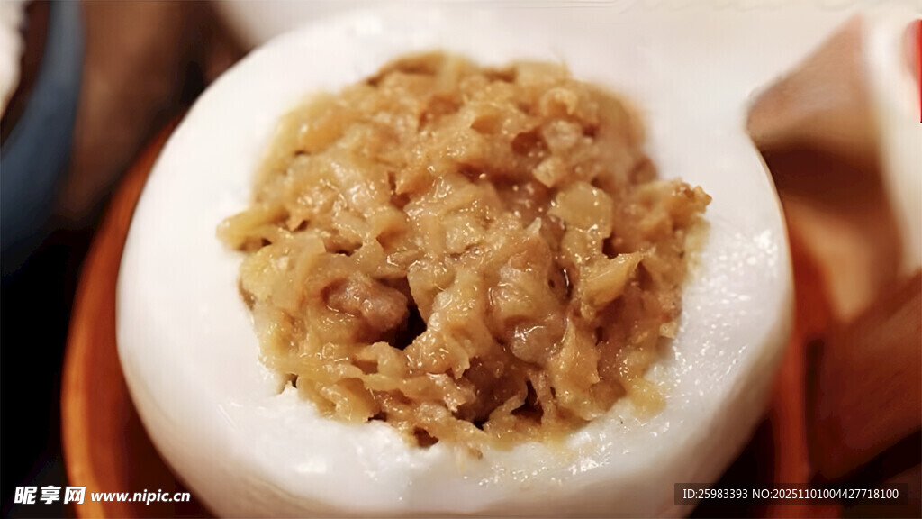 咸蛋黄肉松汤圆