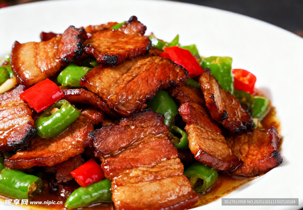 青椒炒五花肉