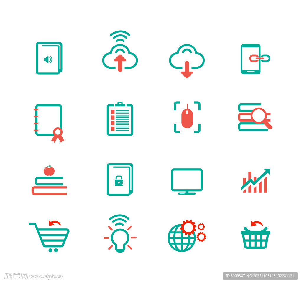 科技商务图标集合