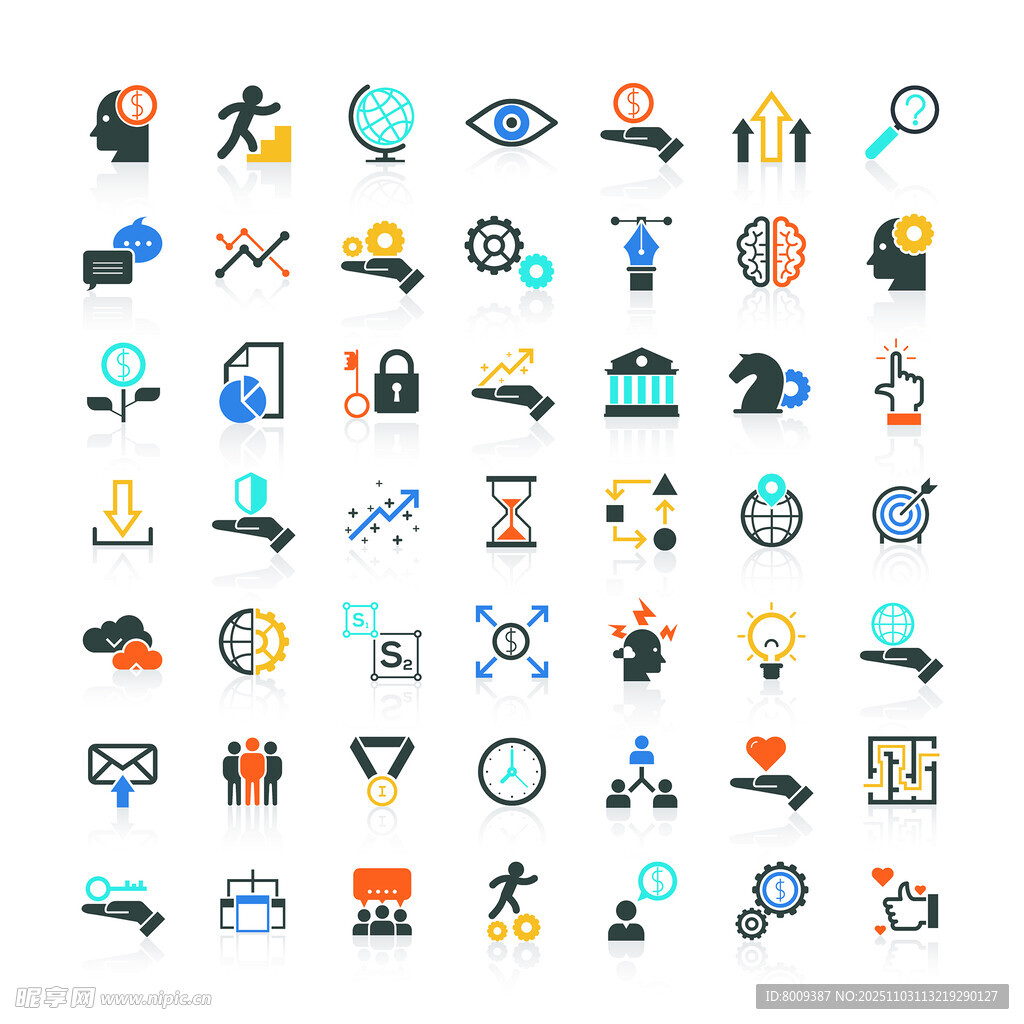 商务商业图标集合