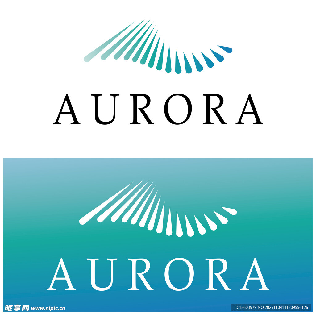 Aurora品牌标志设计