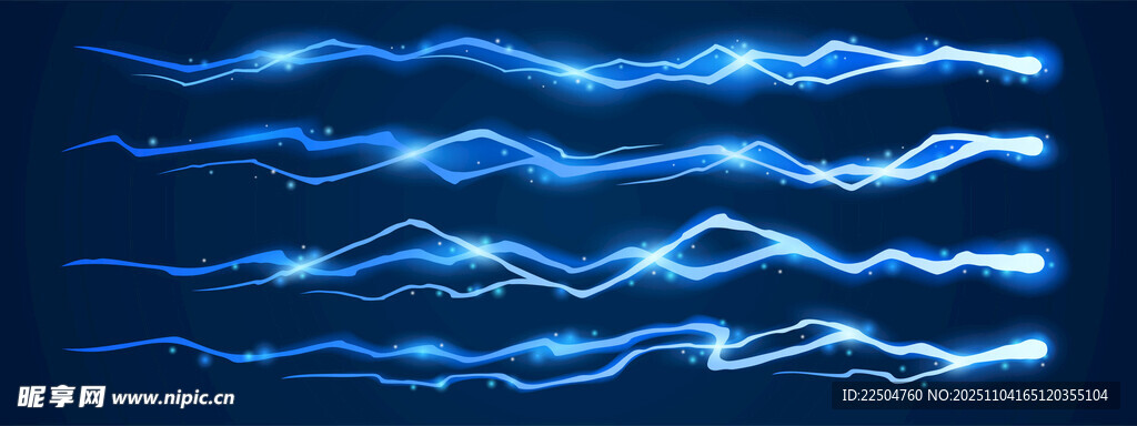 蓝色动感光线背景图