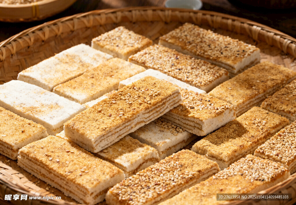 传统芝麻糕点