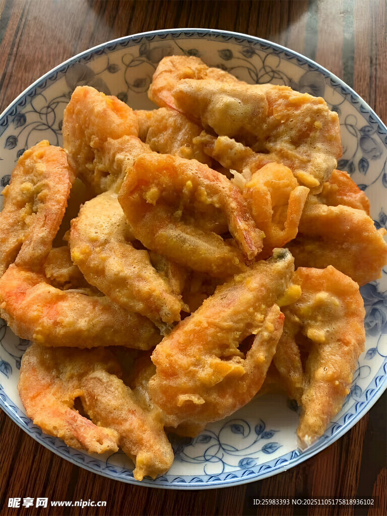 咸蛋黄炸虾