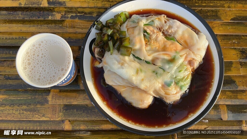 肠粉豆浆
