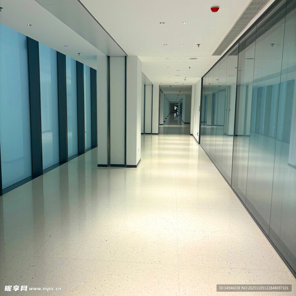 现代简约风格办公走廊