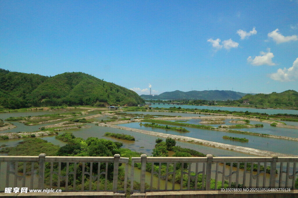 田园水乡风光美景