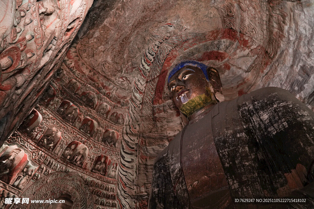 云冈石窟壁画艺术景观