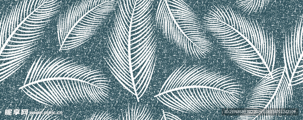 白色羽毛图案纹理背景