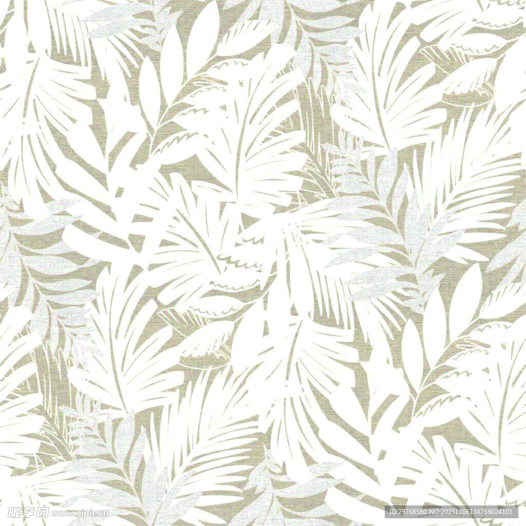 热带植物纹理图案背景