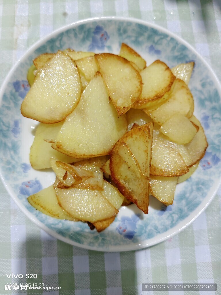 美味烤土豆片