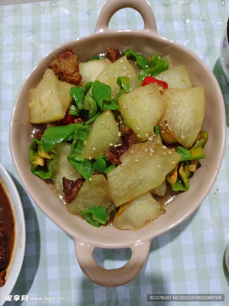 青椒炒冬瓜