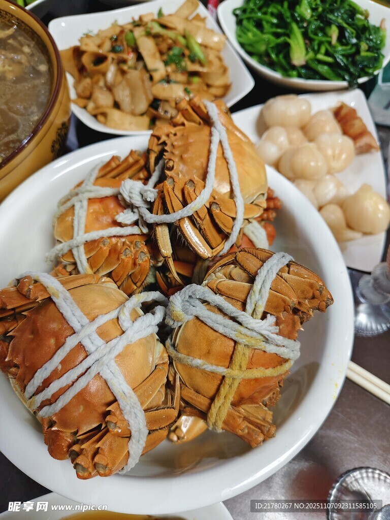蒸螃蟹