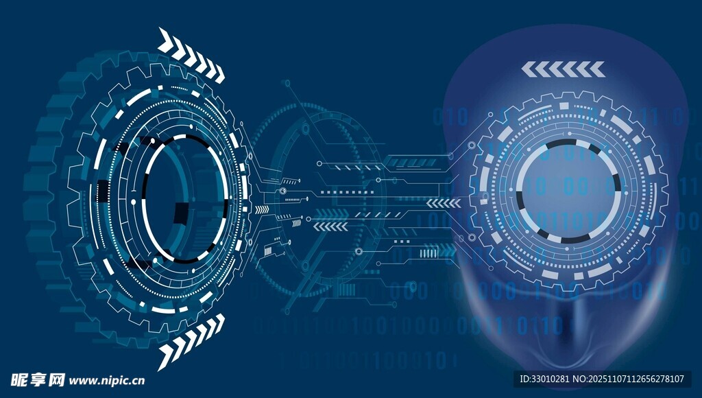 科技感十足的虚拟界面设计