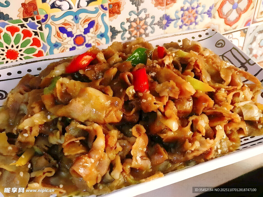 孜然炒羊肉片