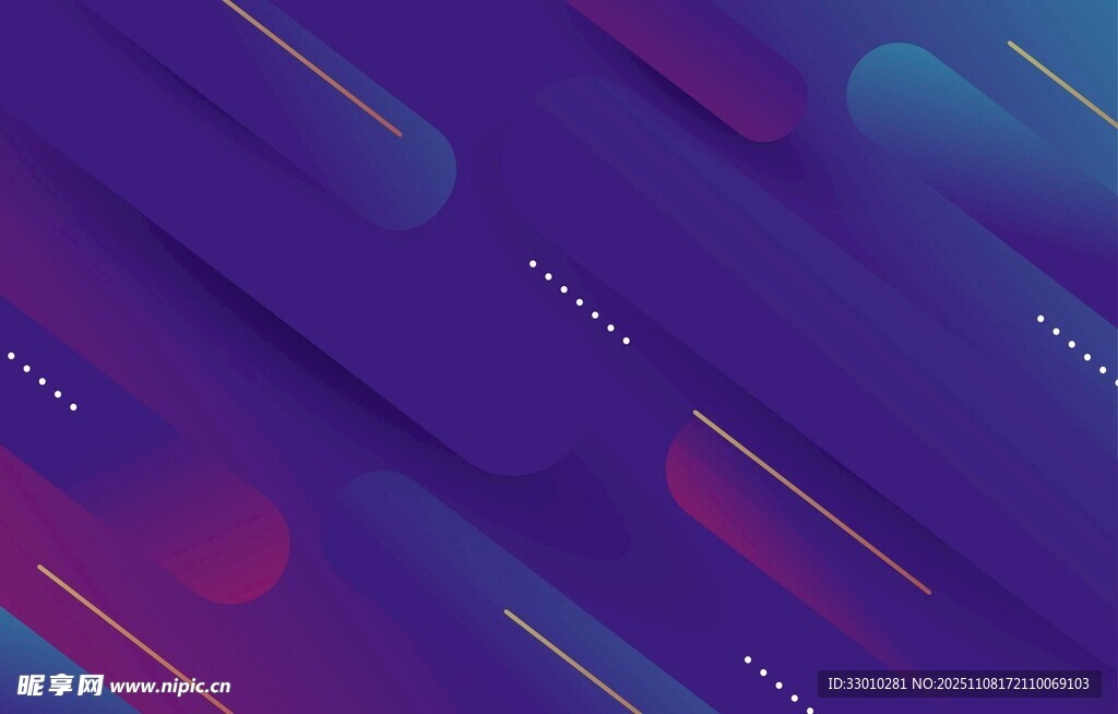 渐变炫彩抽象几何背景图